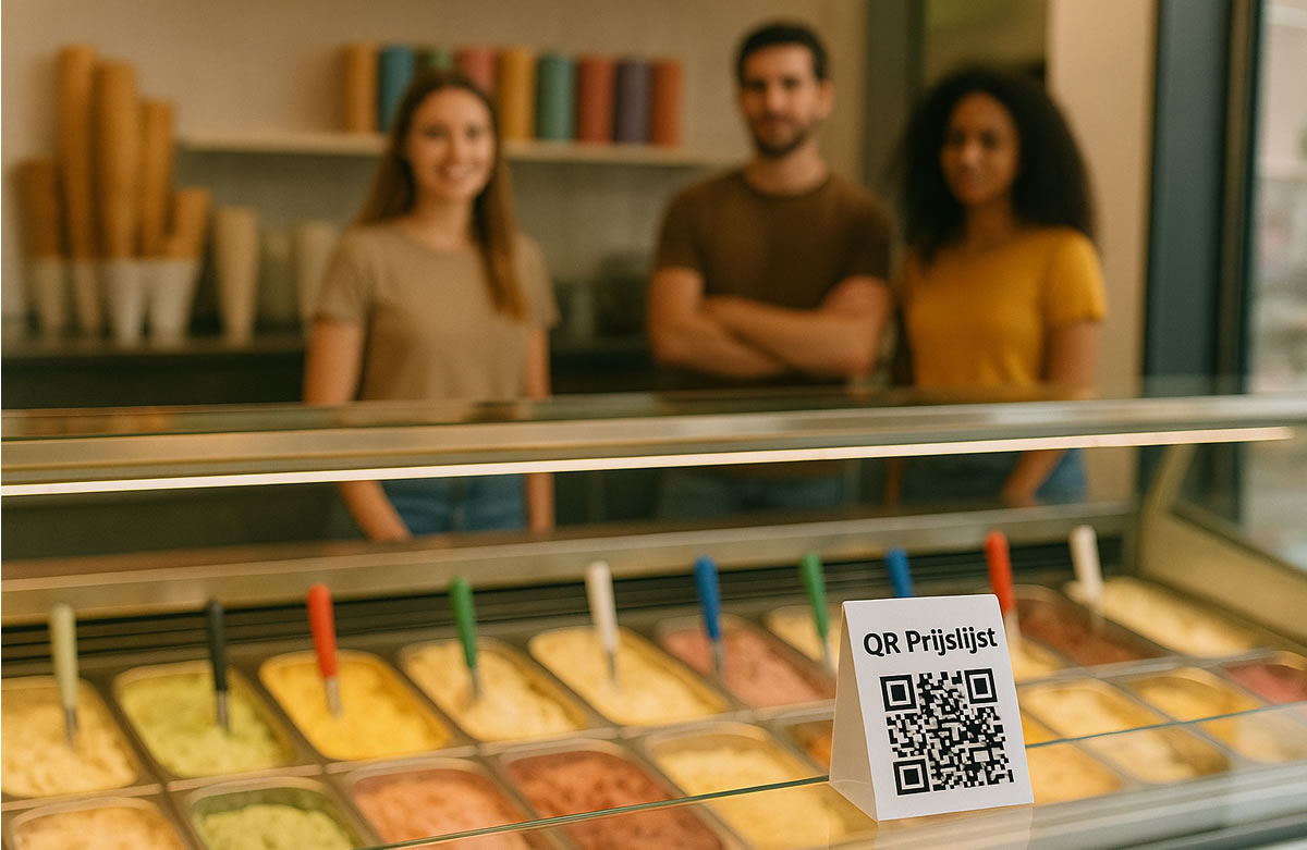 Digitale QR-menukaart